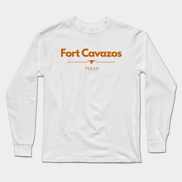 Fort Cavazos, Texas Long Sleeve T-Shirt by Dear Military Spouse 